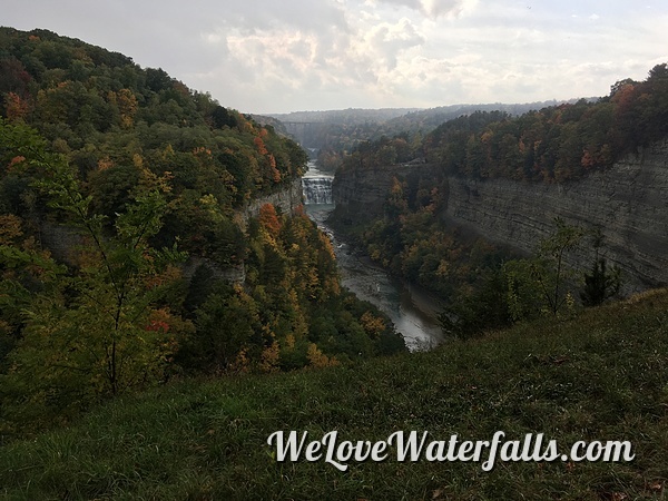 waterfall and gorge