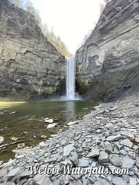 Taughannock Falls view from the base
