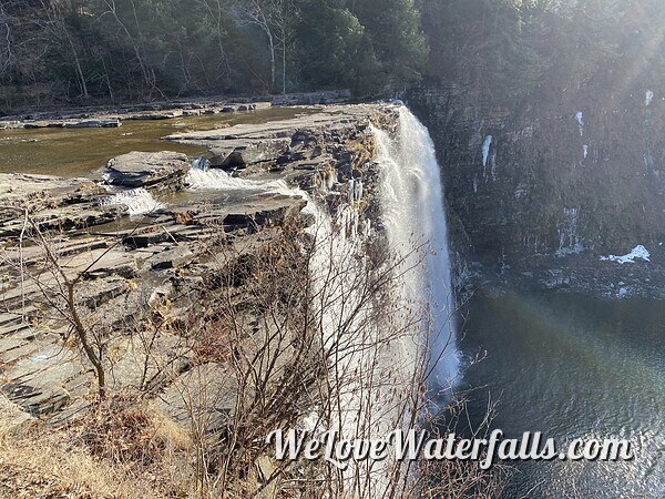 Salmon River Falls viewed from the side